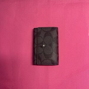 Coach Black and Brown Key Holder